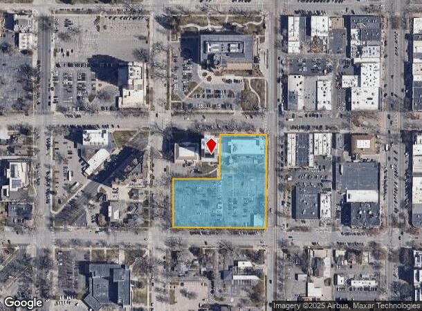205 W Oak St, Fort Collins, CO Parcel Map