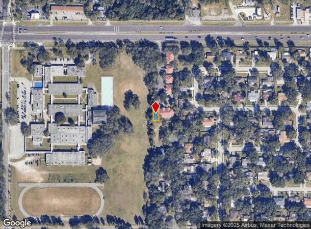  6989 E Fowler Ave, Temple Terrace, FL Parcel Map