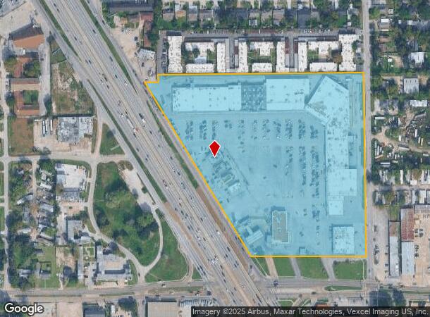  5596 North Fwy, Houston, TX Parcel Map