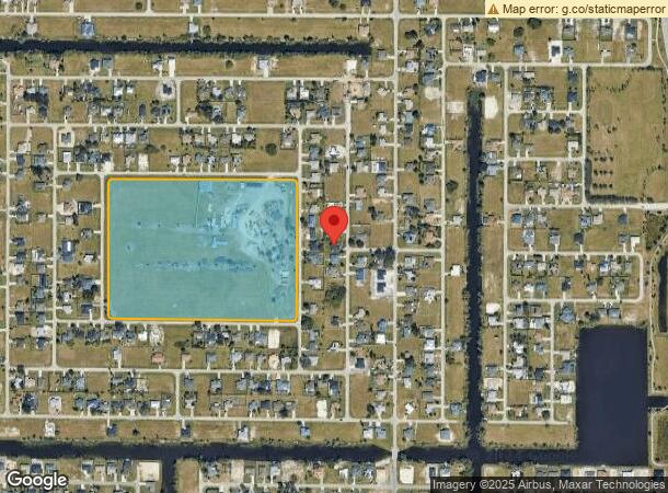  1322 Ne 12Th Pl, Cape Coral, FL Parcel Map