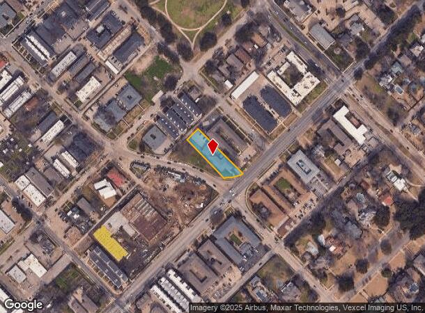  5023 Live Oak St, Dallas, TX Parcel Map