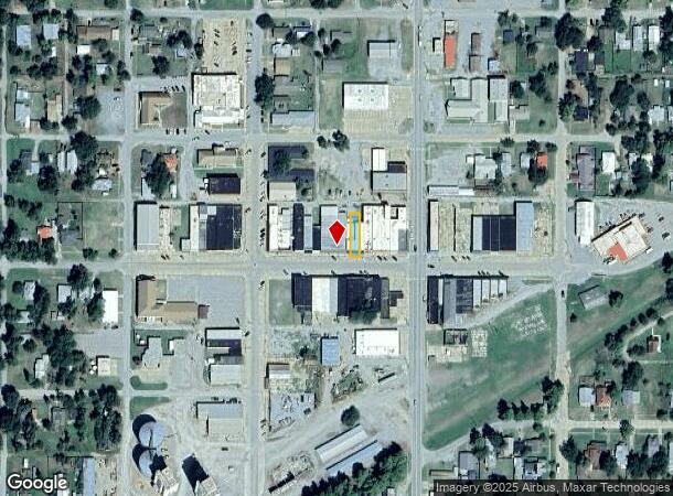 13 W Main St, Carnegie, OK Parcel Map