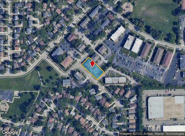  205 S Hale St, Addison, IL Parcel Map