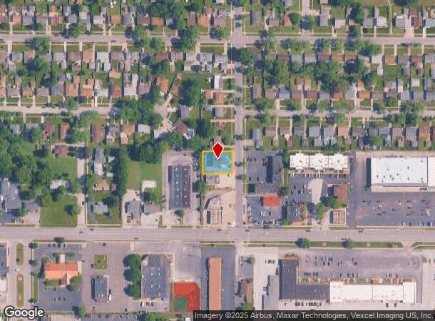  9626 Forrest Dr, Highland, IN Parcel Map