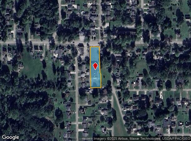  437 E Liberty St, Hubbard, OH Parcel Map