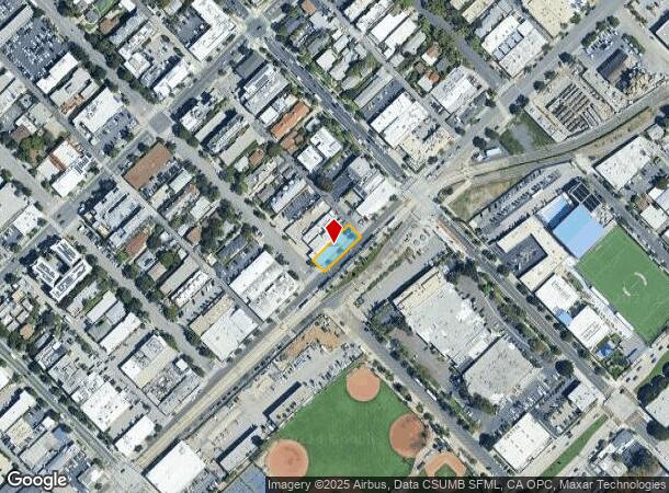  1601 Colorado Ave, Santa Monica, CA Parcel Map