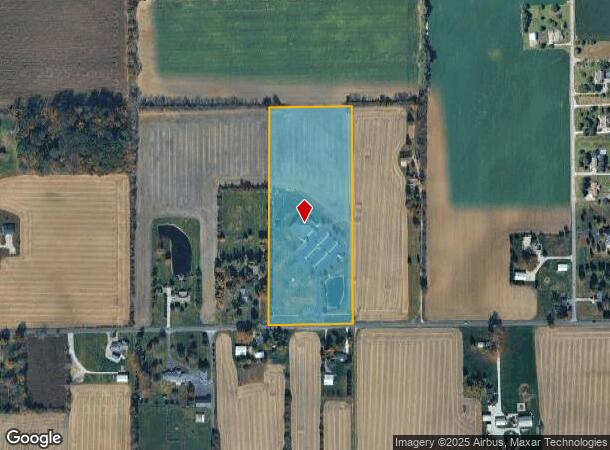  1550 W 600 N, Whiteland, IN Parcel Map