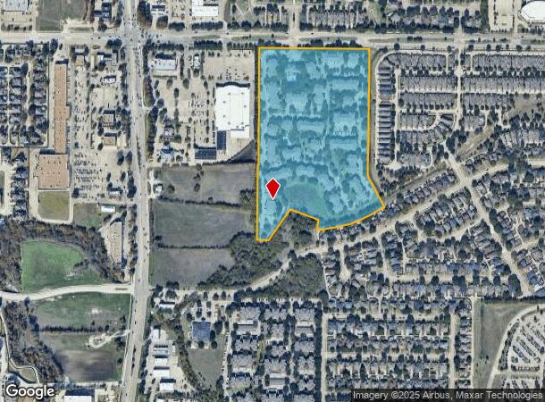  9425 Rolater Rd, Frisco, TX Parcel Map