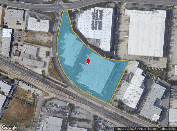  17521 Railroad St, City Of Industry, CA Parcel Map