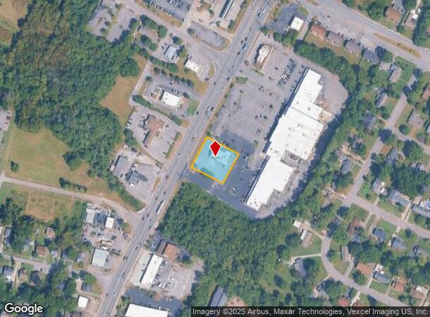 1624 Memorial Blvd, Murfreesboro, TN Parcel Map