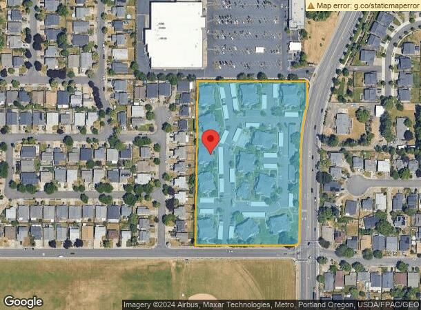  711 Se Oak Glen Way, Hillsboro, OR Parcel Map