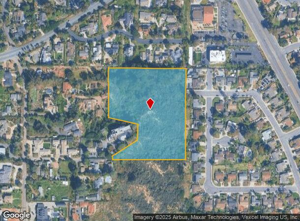  Crest Dr, Encinitas, CA Parcel Map