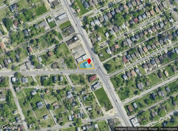  16127 Hamilton Ave, Highland Park, MI Parcel Map