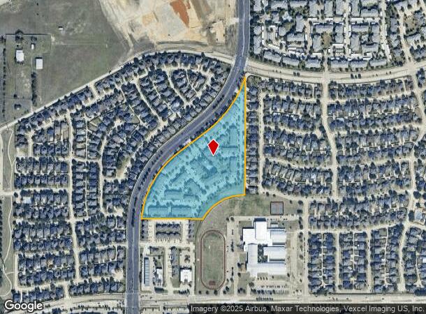  9300 Coit Rd, Plano, TX Parcel Map