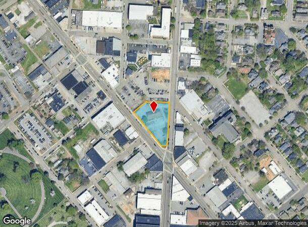  707 N Broadway St, Knoxville, TN Parcel Map