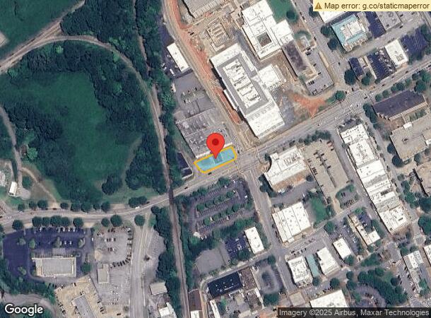  206 W Saint John St, Spartanburg, SC Parcel Map