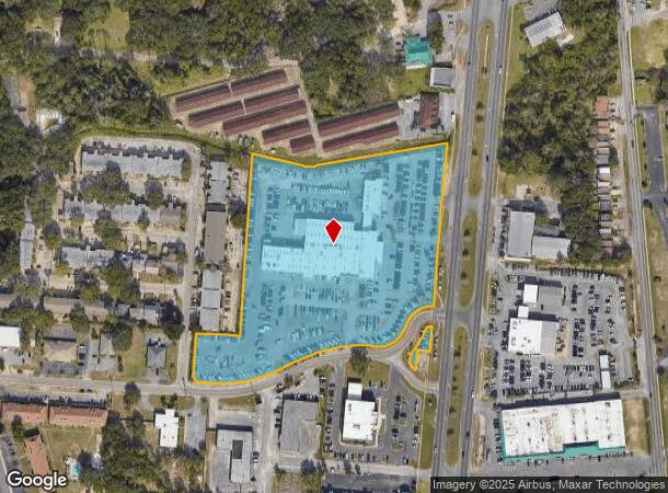  103 N New Warrington Rd, Pensacola, FL Parcel Map