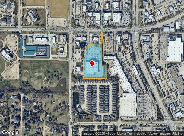  3621 Justin Rd, Flower Mound, TX Parcel Map