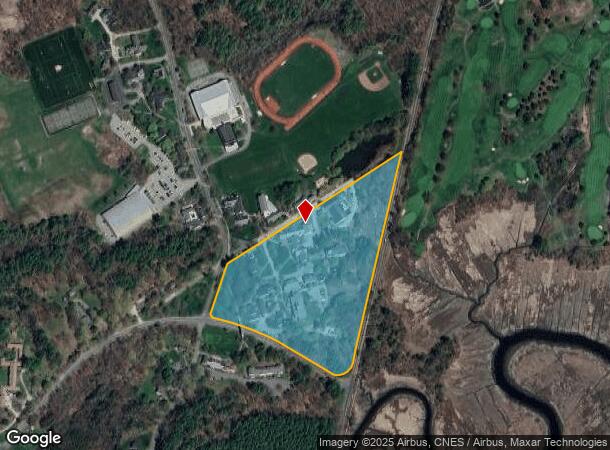  1 Elm St, Byfield, MA Parcel Map