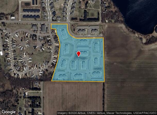  410 Moon Lake Dr, Rice Lake, WI Parcel Map