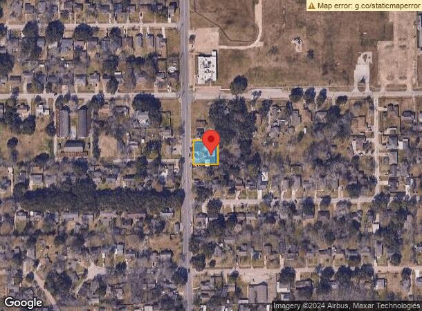  1825 Bayou Rd, La Marque, TX Parcel Map