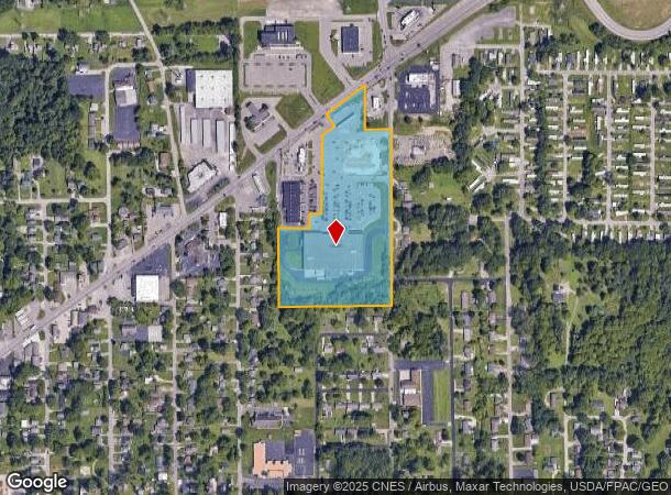  1060 Ashland Rd, Mansfield, OH Parcel Map