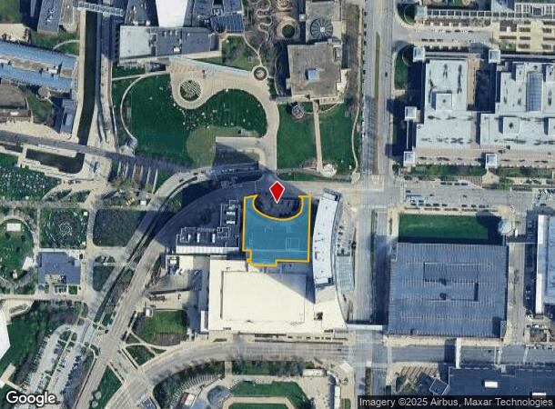  501 W Washington St, Indianapolis, IN Parcel Map