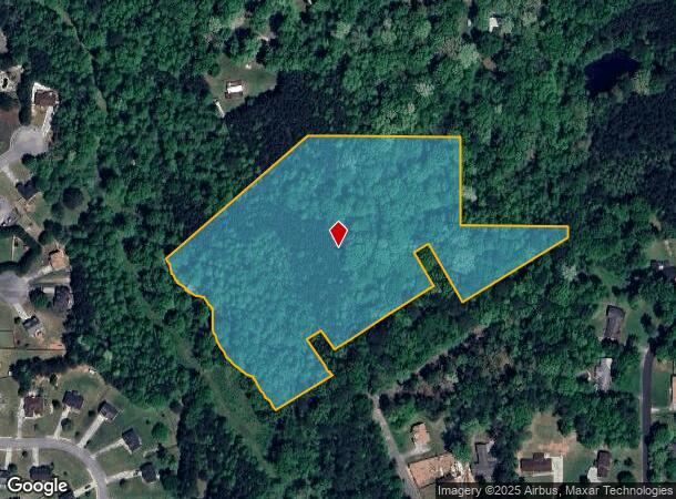 Woodland Dr, Fairburn, GA Parcel Map