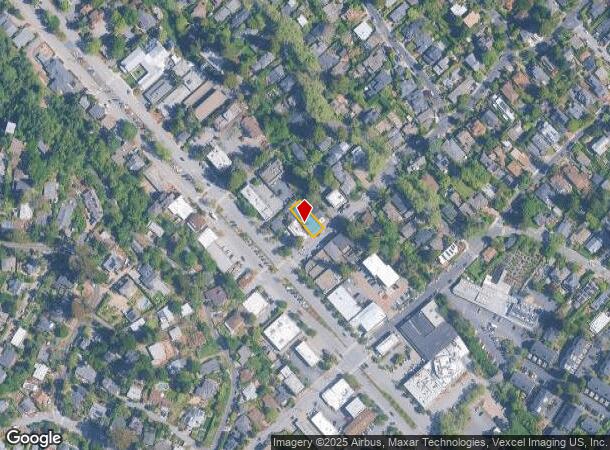 7 Locust Ave, Mill Valley, CA Parcel Map