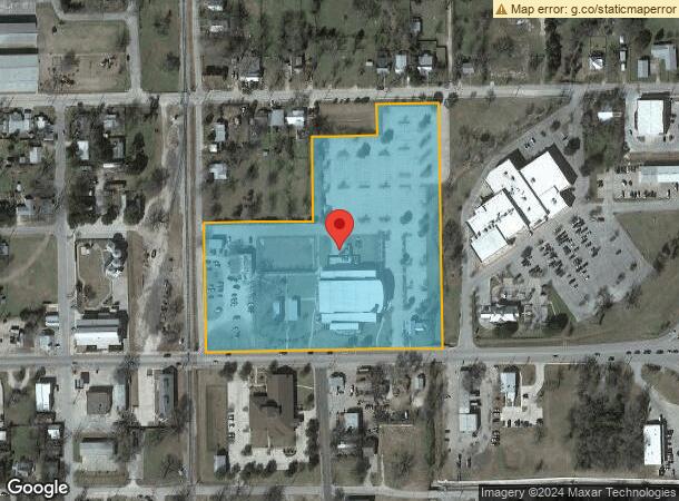  1408 Chestnut St, Bastrop, TX Parcel Map