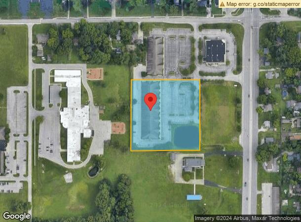  5550 S East St, Indianapolis, IN Parcel Map