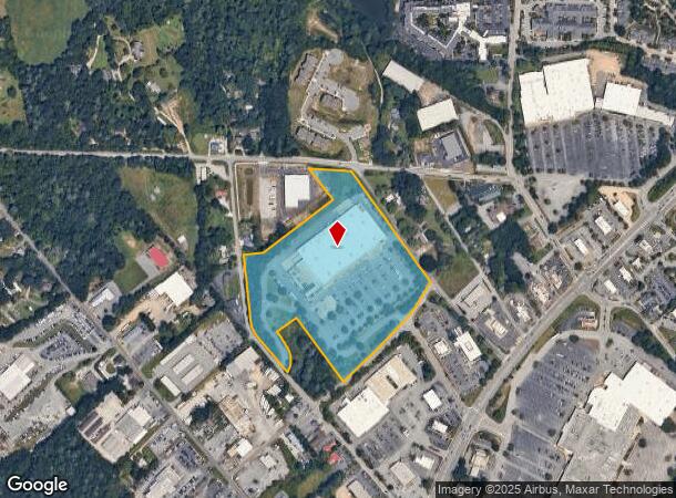  401 Linda Vista Dr, Hendersonville, NC Parcel Map