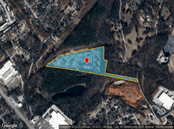  100 Crestwood Forest Dr, Greenville, SC Parcel Map