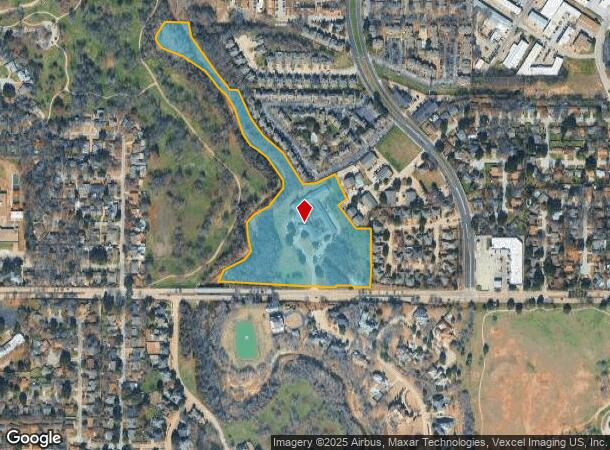  4101 W Arkansas Ln, Arlington, TX Parcel Map