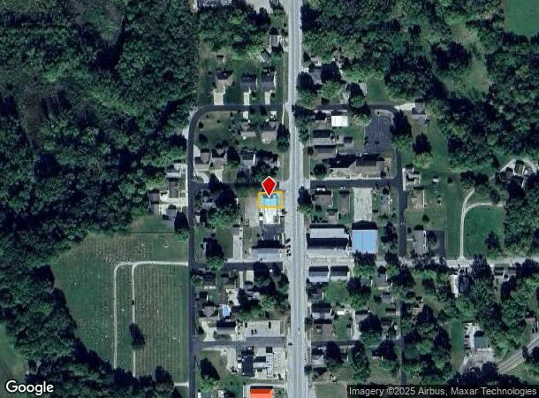 401 Michigan Rd, Burlington, IN Parcel Map