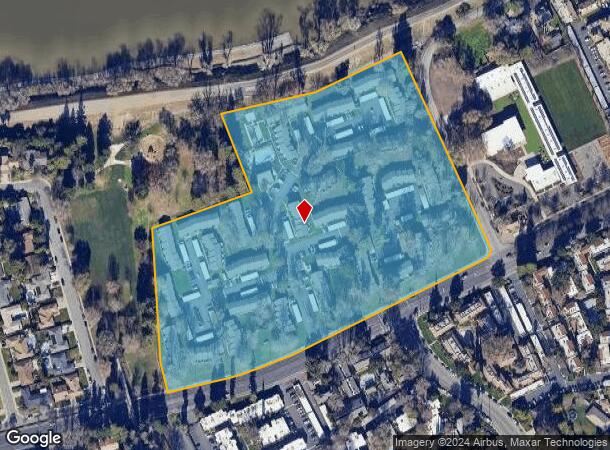  6058 Riverside Blvd, Sacramento, CA Parcel Map