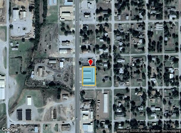 826 S Main St, Frederick, OK Parcel Map
