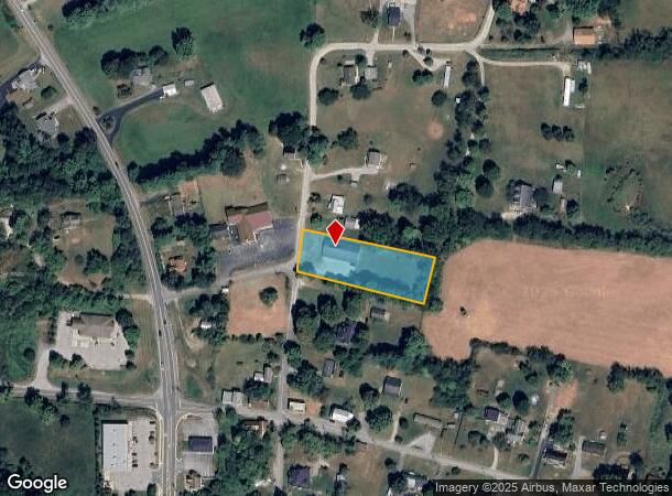 3802 Five Points Rd, Riner, VA Parcel Map