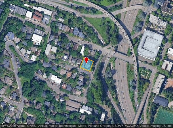  1831 Sw 14Th Ave, Portland, OR Parcel Map