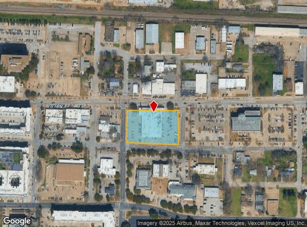  504 E Abram St, Arlington, TX Parcel Map