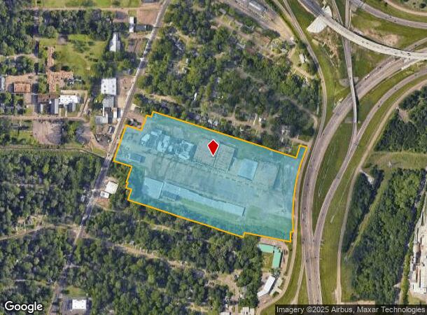  2505 Frontage Rd, Jackson, MS Parcel Map