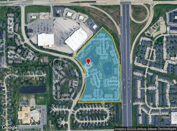 6710 Hollow Run Pl, Indianapolis, IN Parcel Map