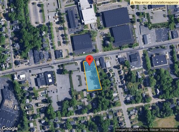  661 Centre St, Brockton, MA Parcel Map