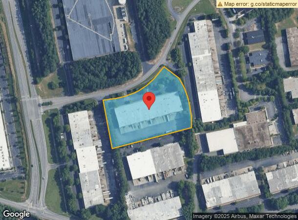  910 Curie Dr, Alpharetta, GA Parcel Map