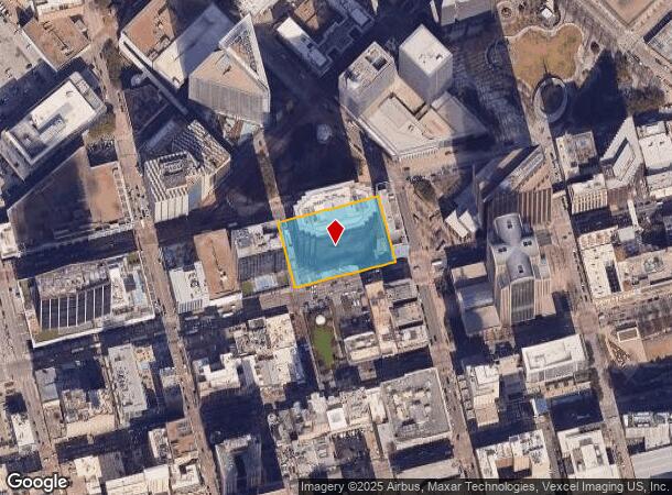 1601 Elm St, Dallas, TX Parcel Map