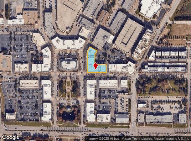  1422 Main St, Southlake, TX Parcel Map