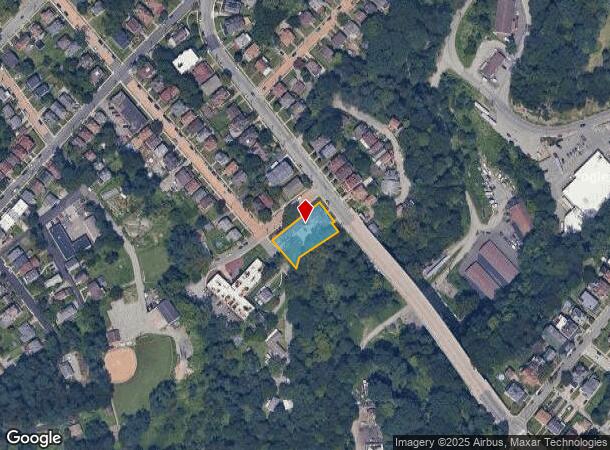 25 Lincoln Ave, Bellevue, PA Parcel Map