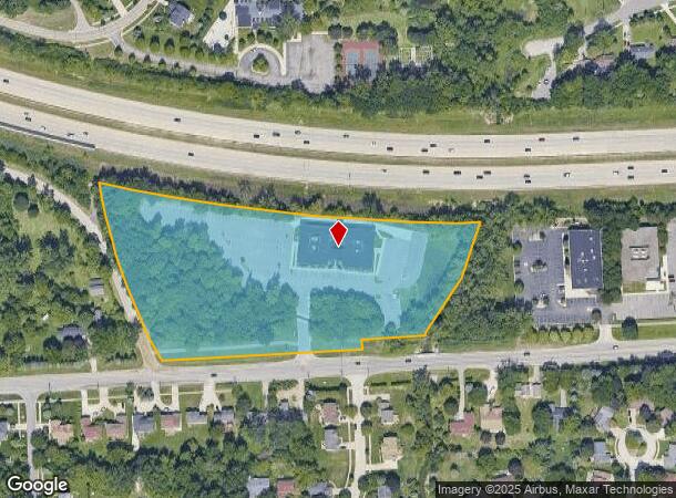  633 South Blvd E, Rochester Hills, MI Parcel Map