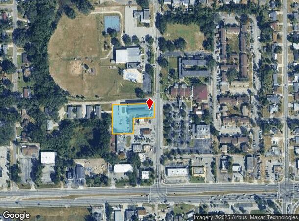 800 N Hastings St, Orlando, FL Parcel Map