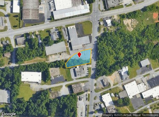 1105 W Market Center Dr, High Point, NC Parcel Map